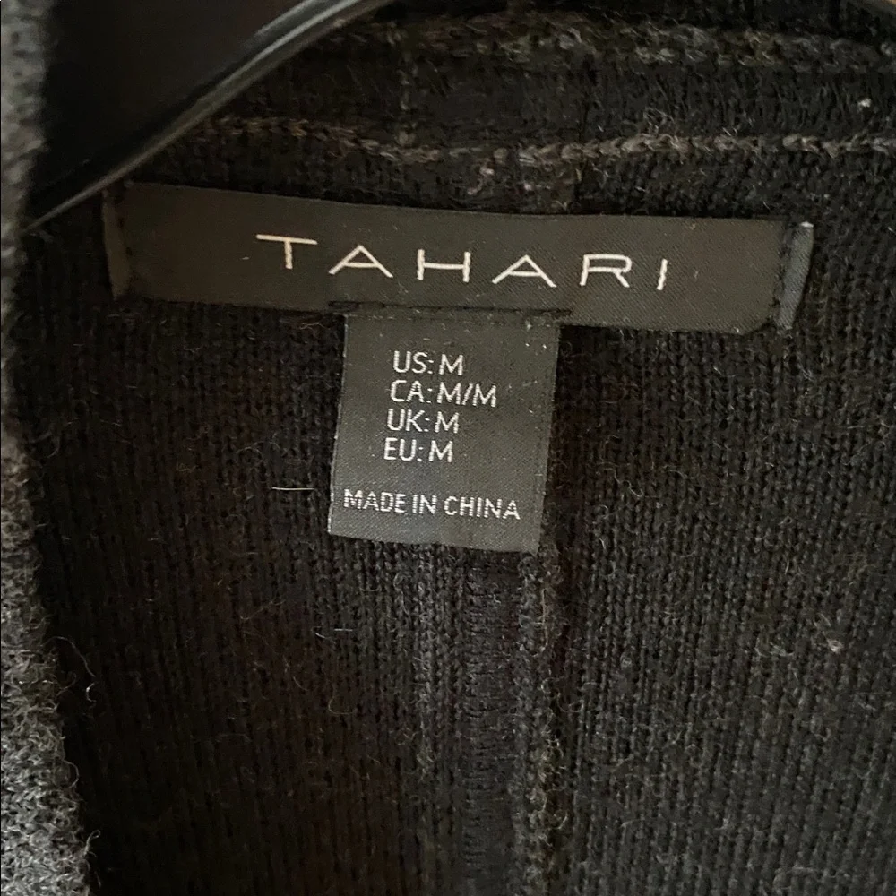 Tahari Gray Soft & Warm Women's Cardigan
